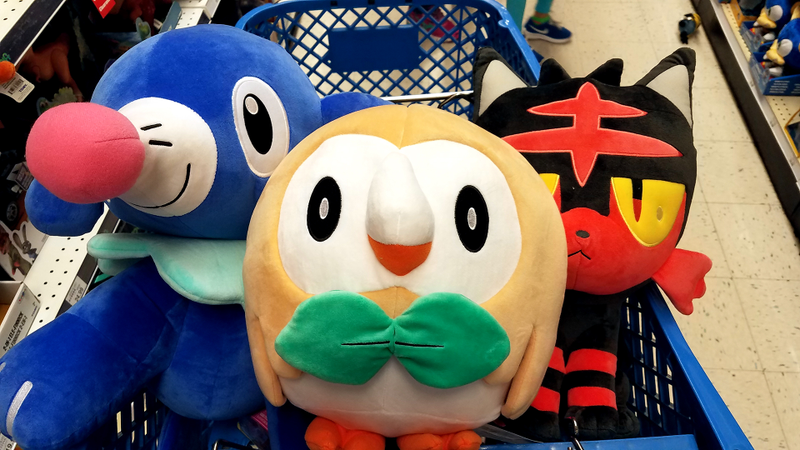 Me and my posse, rolling true blue through TRU.